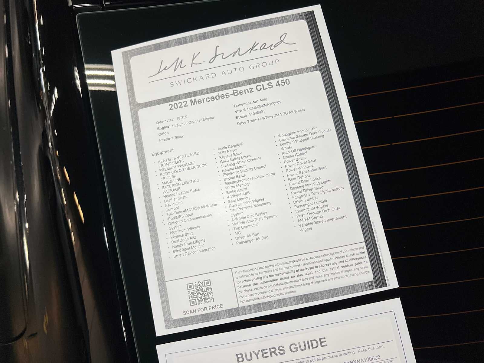 2022 Mercedes-Benz CLS CLS 450