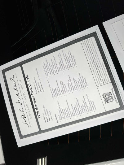 2026 Mercedes-Benz CLA 250 4MATIC® Coupe