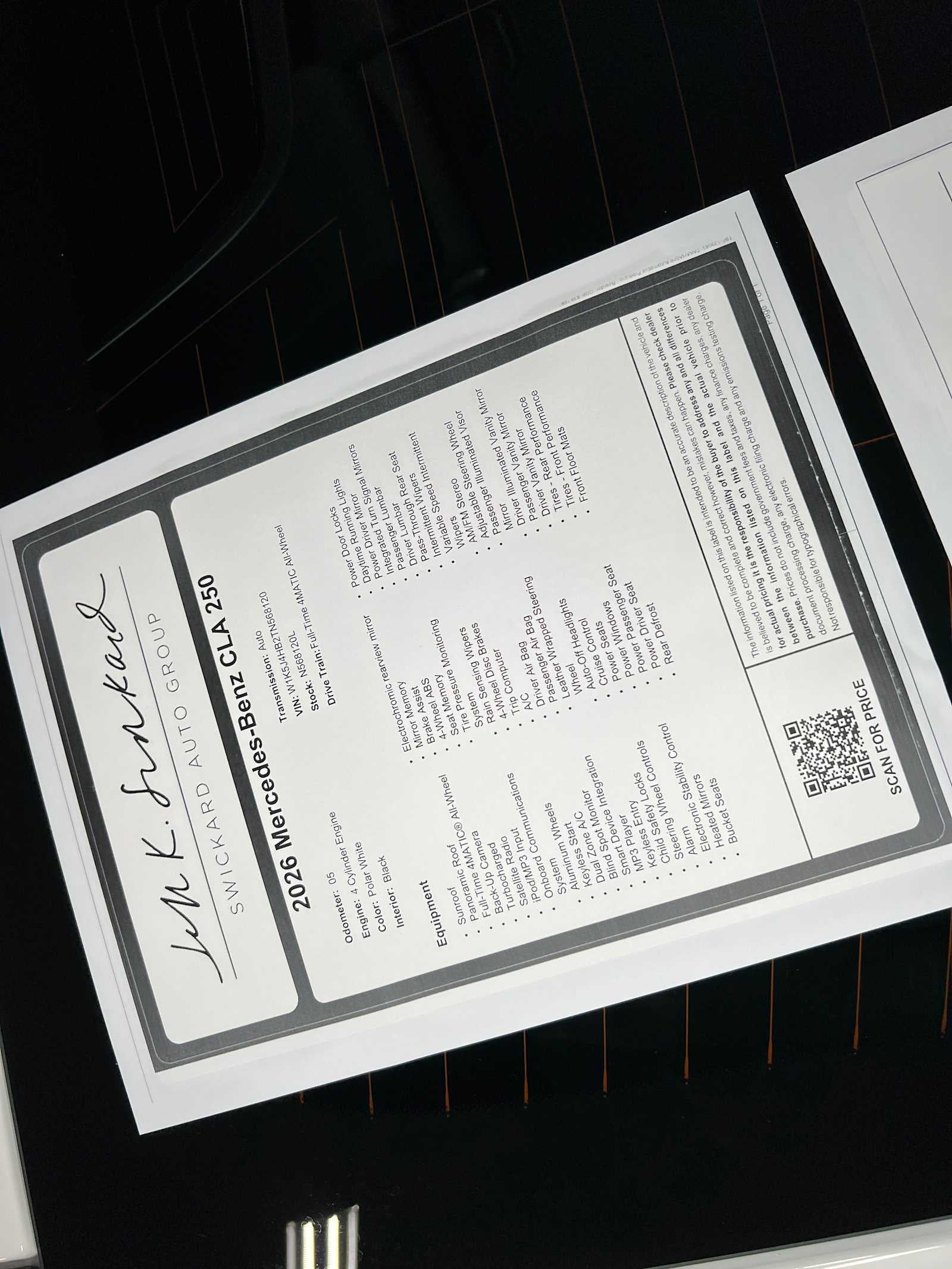 2026 Mercedes-Benz CLA 250 4MATIC® Coupe