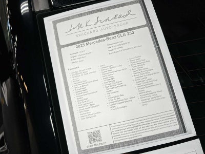 2025 Mercedes-Benz CLA 250 4MATIC® Coupe