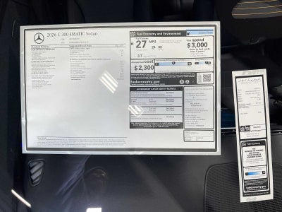 2026 Mercedes-Benz C 300 4MATIC® Sedan