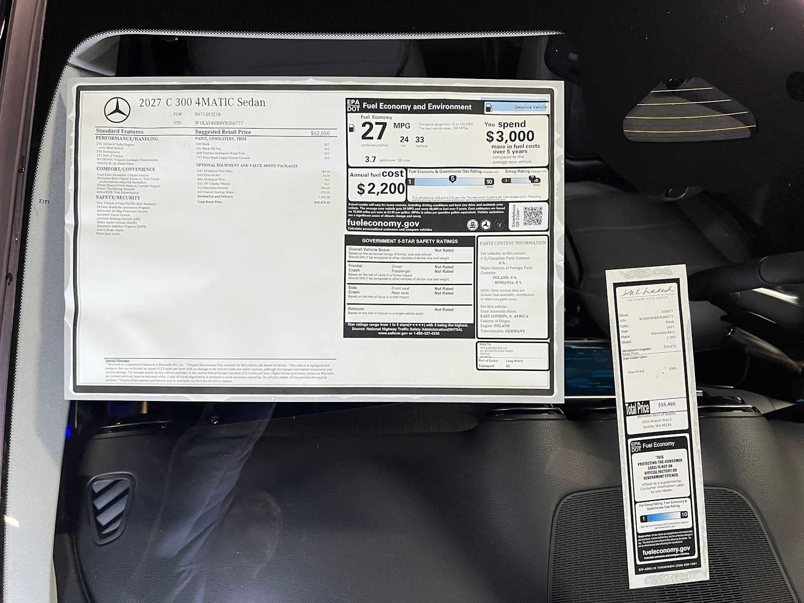 2027 Mercedes-Benz C 300 4MATIC® Sedan