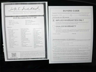 2025 Mercedes-Benz C 300 C 300