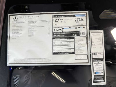 2026 Mercedes-Benz C 300 4MATIC® Sedan