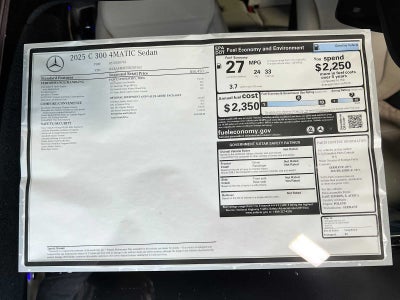 2025 Mercedes-Benz C 300 4MATIC® Sedan