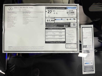 2026 Mercedes-Benz C 300 4MATIC® Sedan