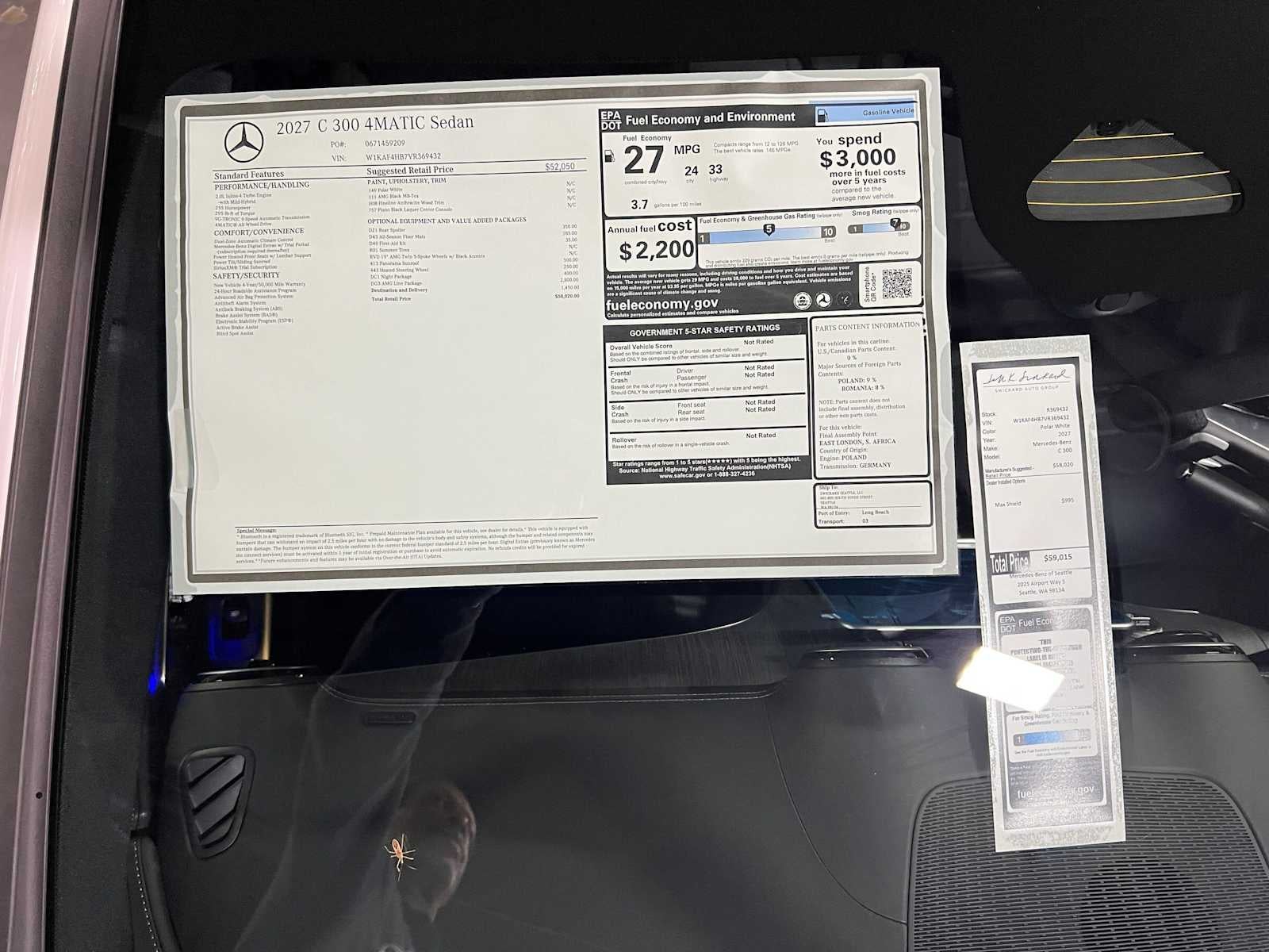 2027 Mercedes-Benz C 300 4MATIC® Sedan