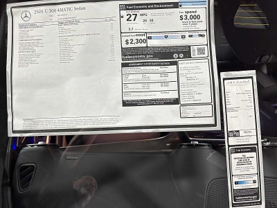 2026 Mercedes-Benz C 300 4MATIC® Sedan