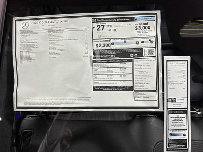 2026 Mercedes-Benz C 300 4MATIC® Sedan