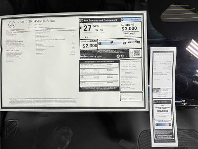2026 Mercedes-Benz C 300 4MATIC® Sedan