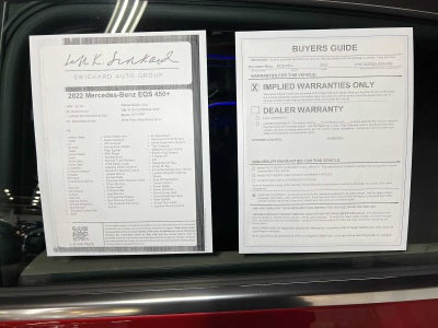 2022 Mercedes-Benz EQS 450+ Sedan