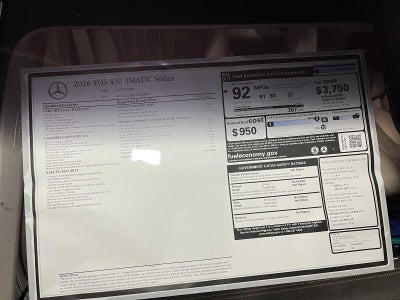 2026 Mercedes-Benz EQS 450 4MATIC® Sedan
