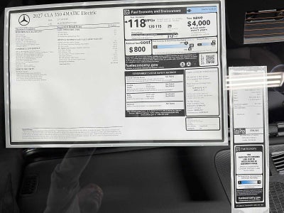 2027 Mercedes-Benz CLA 350 Electric 4MATIC®