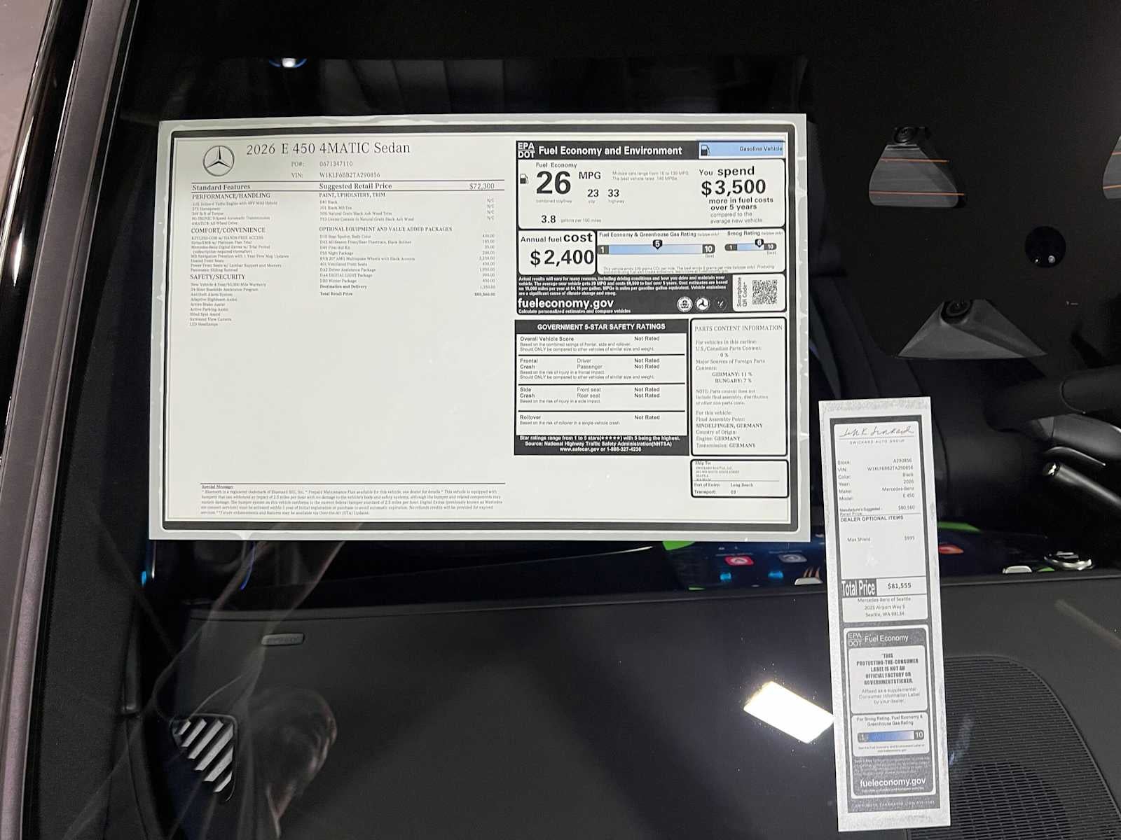 2026 Mercedes-Benz E 450 4MATIC® Sedan