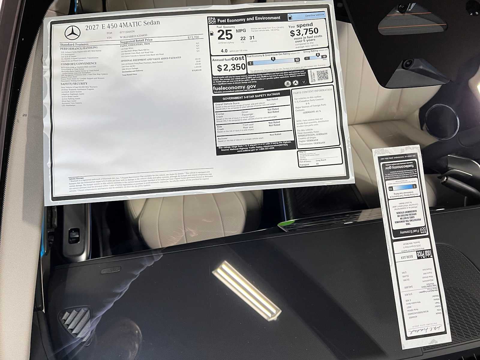 2027 Mercedes-Benz E 450 4MATIC® Sedan