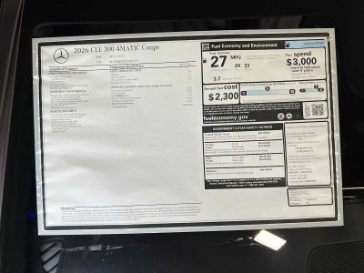 2026 Mercedes-Benz CLE CLE 300