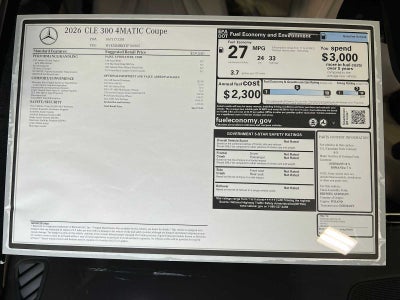 2026 Mercedes-Benz CLE CLE 300