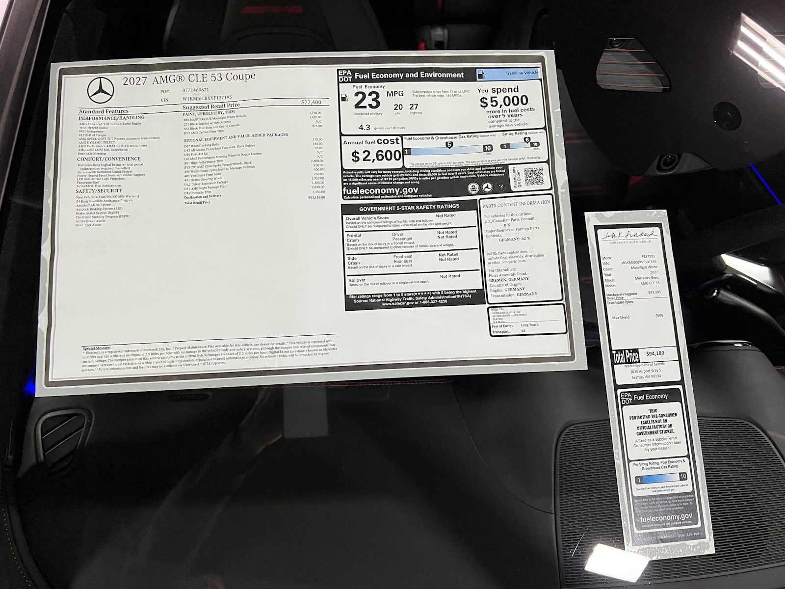 2027 Mercedes-Benz AMG® CLE 53 4MATIC®+ Coupe