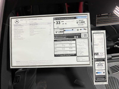 2027 Mercedes-Benz CLA 220 Hybrid FWD
