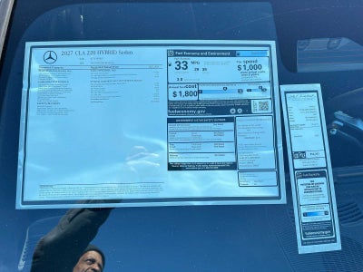 2027 Mercedes-Benz CLA 220 Hybrid FWD