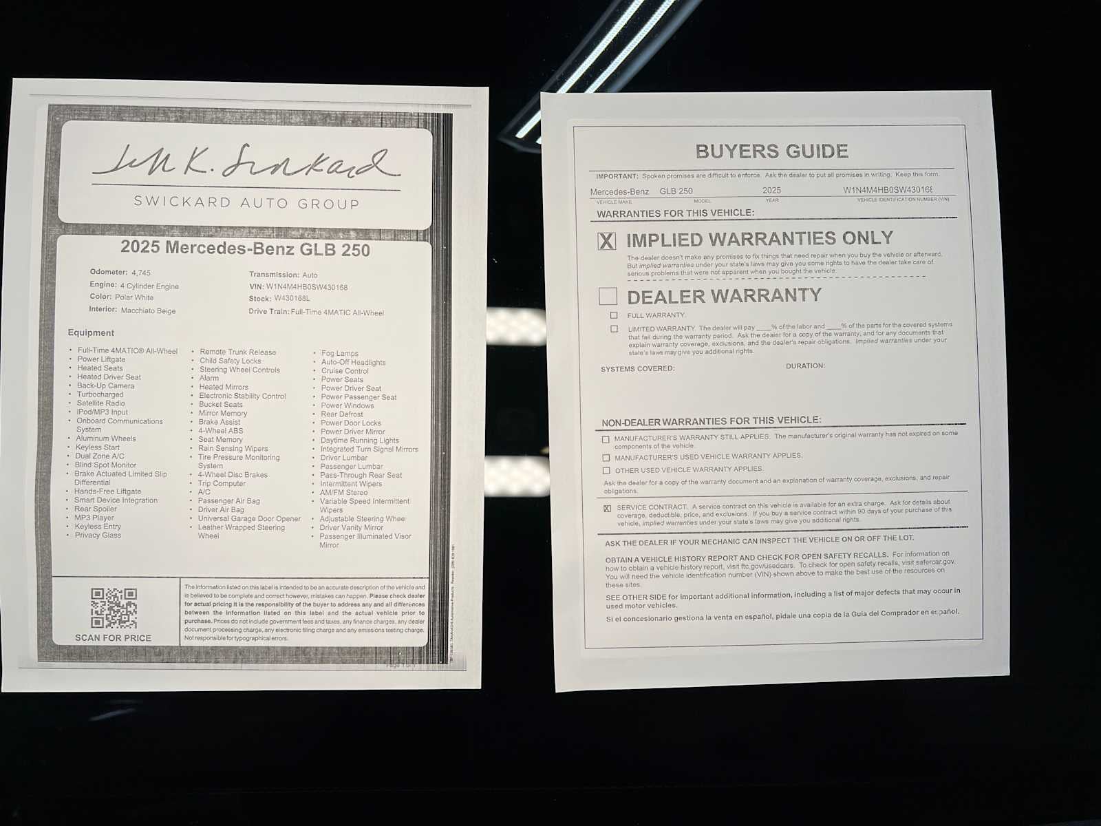 2025 Mercedes-Benz GLB 250 4MATIC® SUV