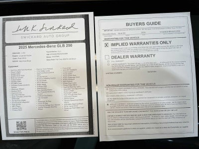 2025 Mercedes-Benz GLB GLB 250