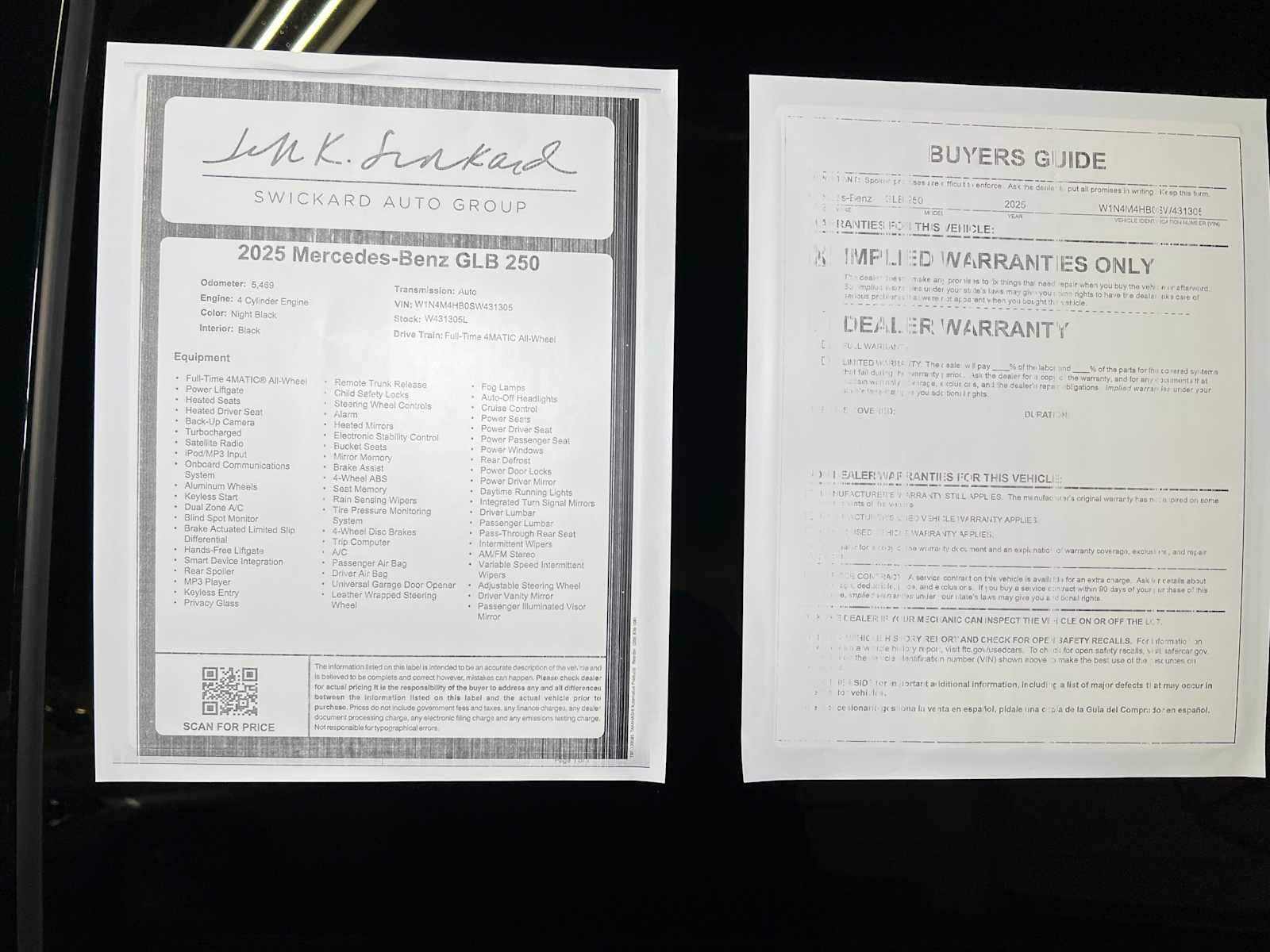 2025 Mercedes-Benz GLB 250 4MATIC® SUV