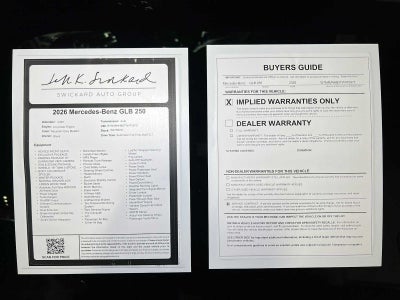 2026 Mercedes-Benz GLB 250 4MATIC® SUV