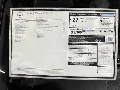 2026 Mercedes-Benz GLB 250 4MATIC® SUV