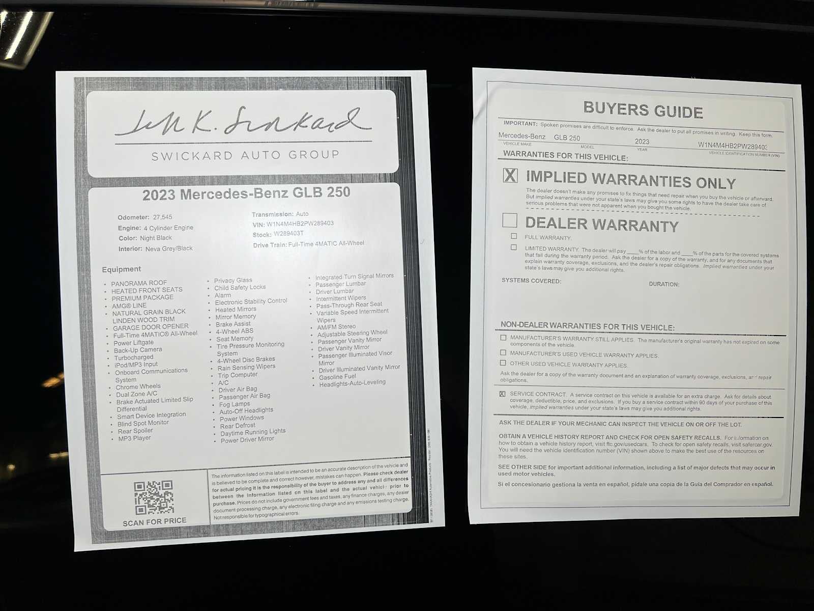 2023 Mercedes-Benz GLB GLB 250