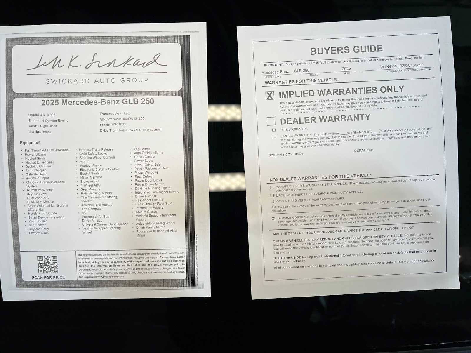 2025 Mercedes-Benz GLB GLB 250