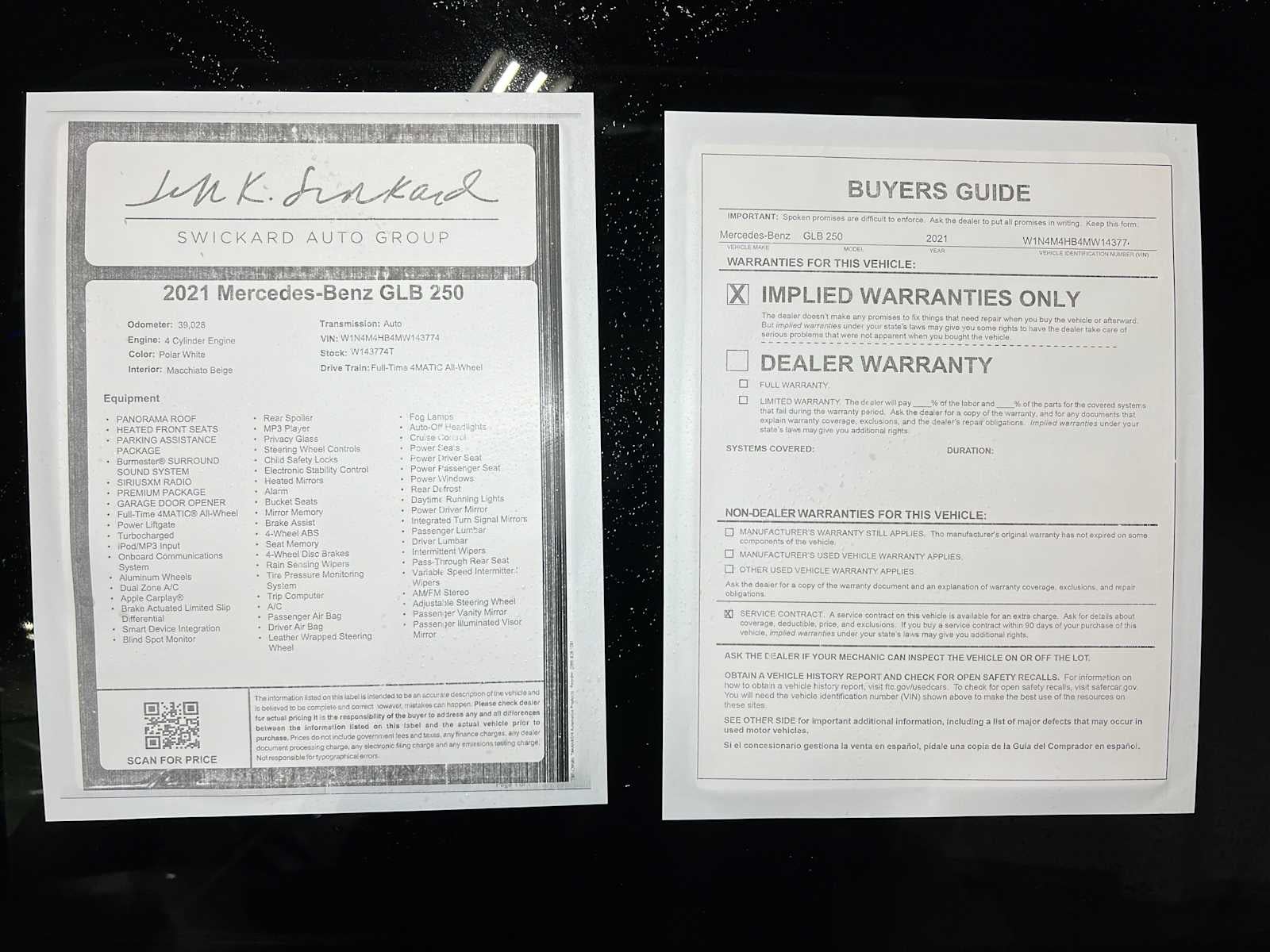 2021 Mercedes-Benz GLB GLB 250