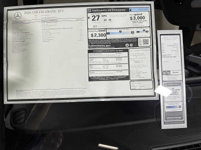 2026 Mercedes-Benz GLB 250 4MATIC® SUV