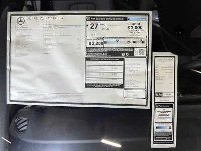 2026 Mercedes-Benz GLB 250 4MATIC® SUV