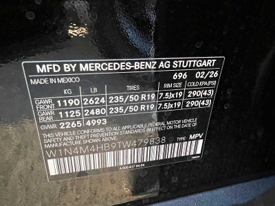 2026 Mercedes-Benz GLB 250 4MATIC® SUV