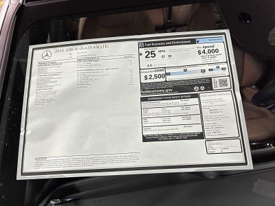 2026 Mercedes-Benz AMG® GLA 35 4MATIC® SUV