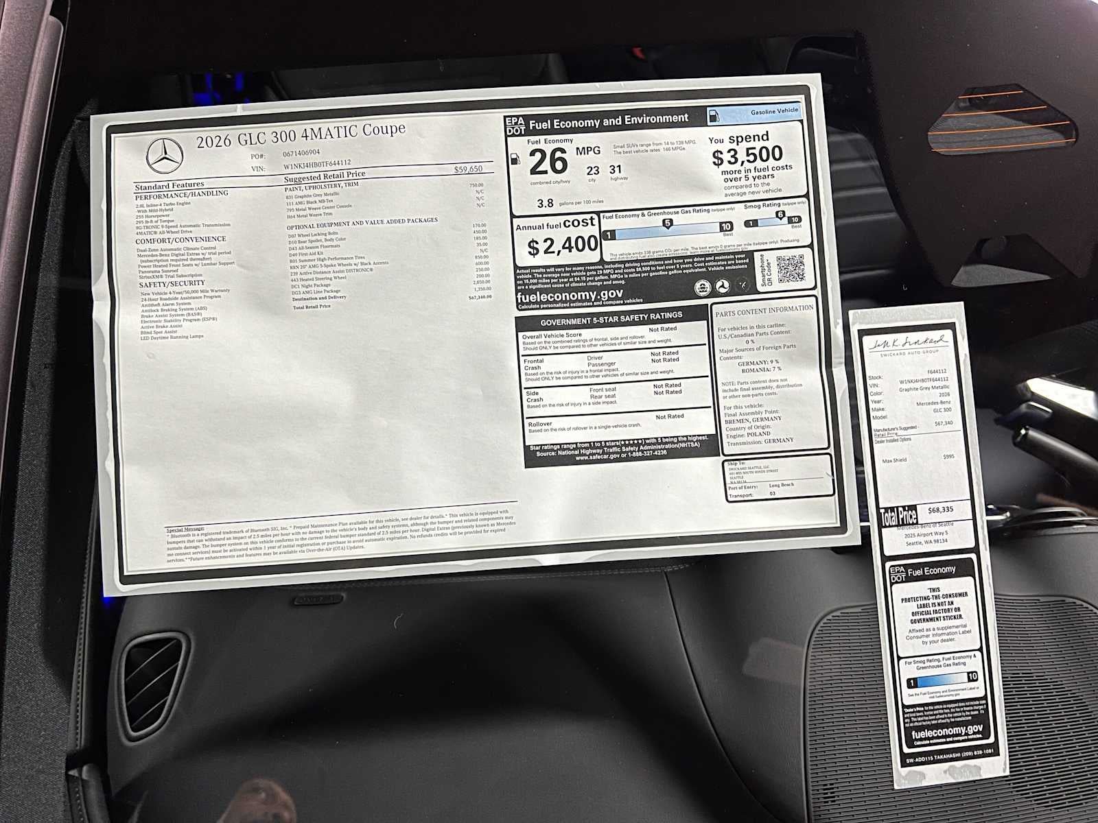 2026 Mercedes-Benz GLC 300 4MATIC® Coupe