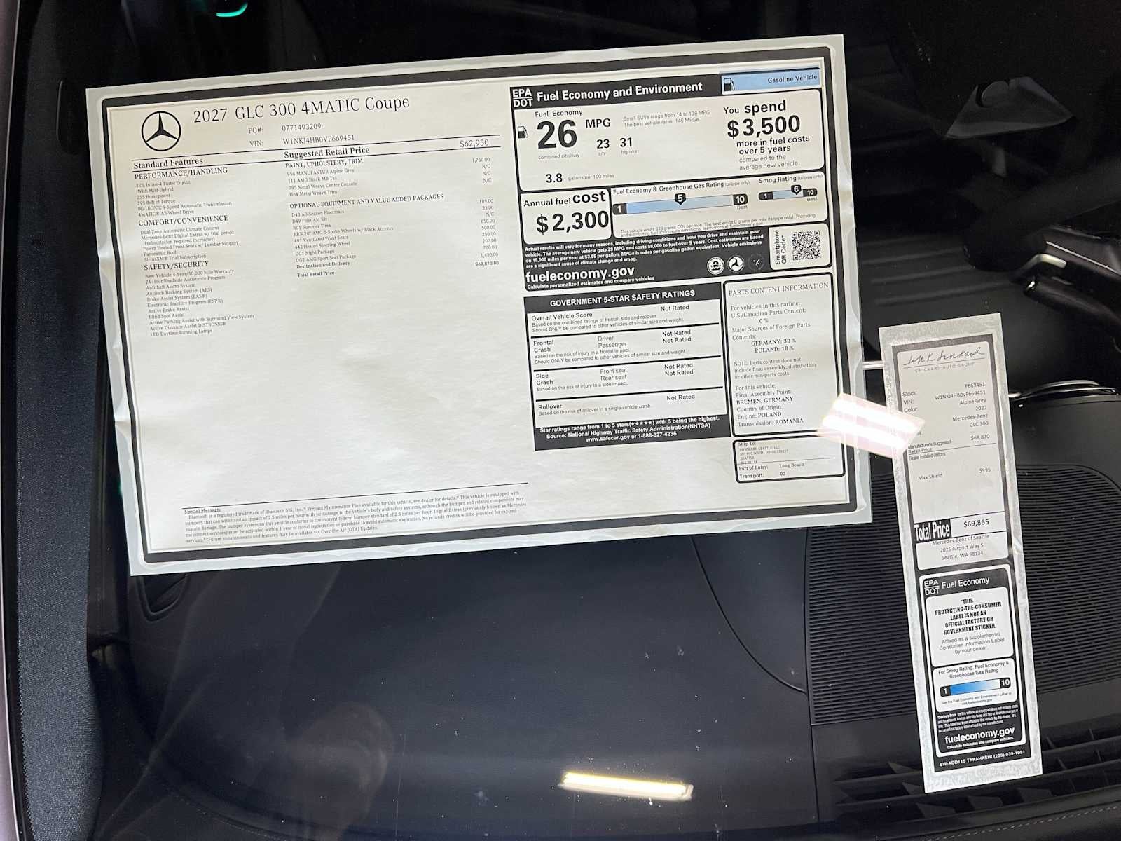 2027 Mercedes-Benz GLC 300 4MATIC® Coupe