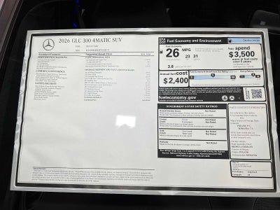 2026 Mercedes-Benz GLC 300 4MATIC® SUV