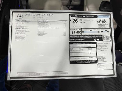 2025 Mercedes-Benz GLC 300 4MATIC® SUV