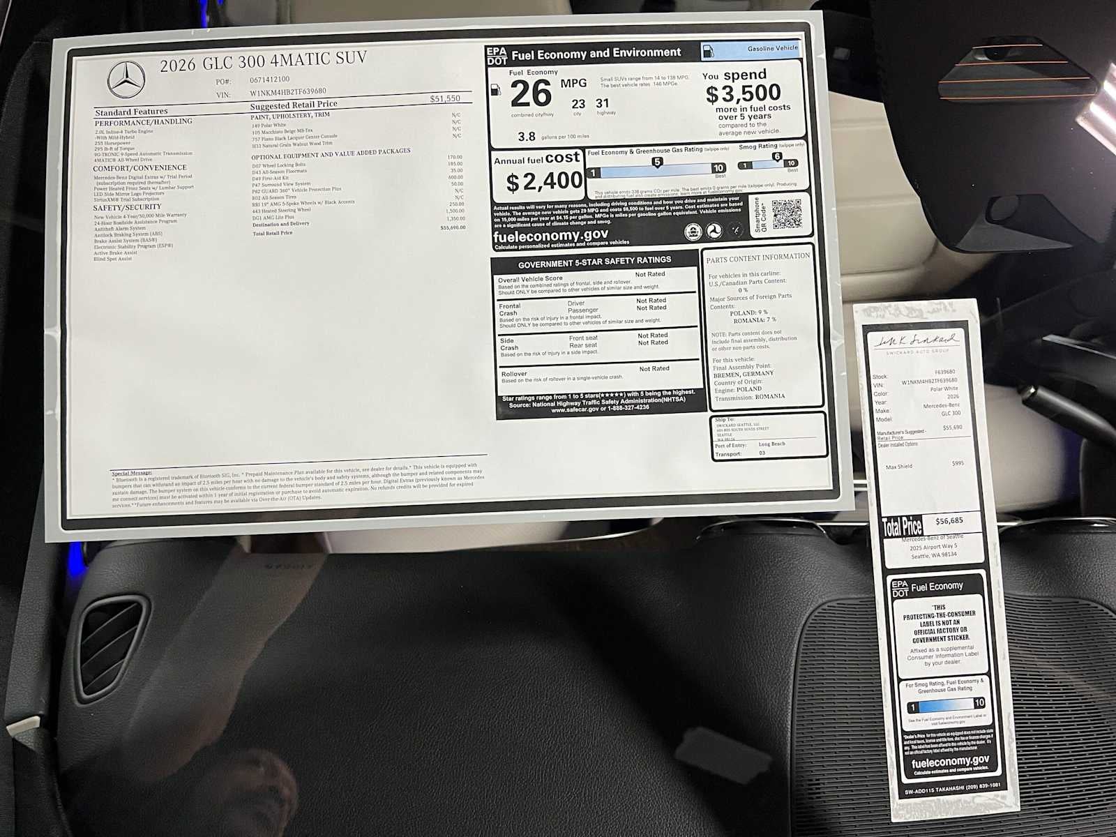 2026 Mercedes-Benz GLC 300 4MATIC® SUV