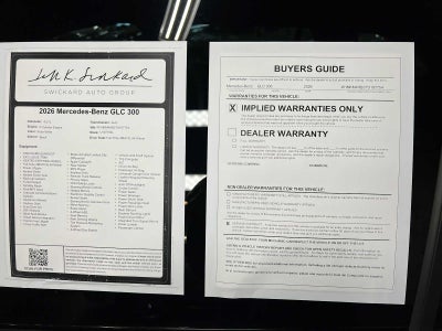 2026 Mercedes-Benz GLC 300 4MATIC® SUV