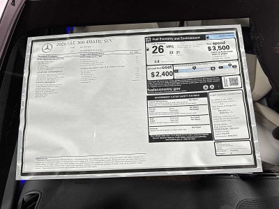 2026 Mercedes-Benz GLC 300 4MATIC® SUV