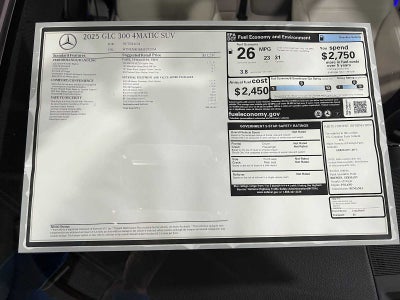 2025 Mercedes-Benz GLC 300 4MATIC® SUV