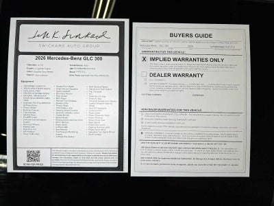 2026 Mercedes-Benz GLC 300 4MATIC® SUV