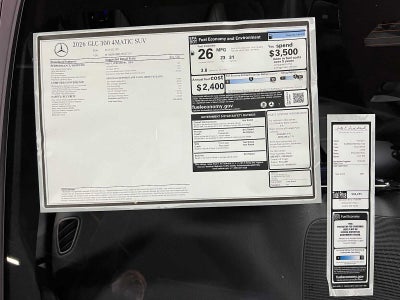 2026 Mercedes-Benz GLC 300 4MATIC® SUV