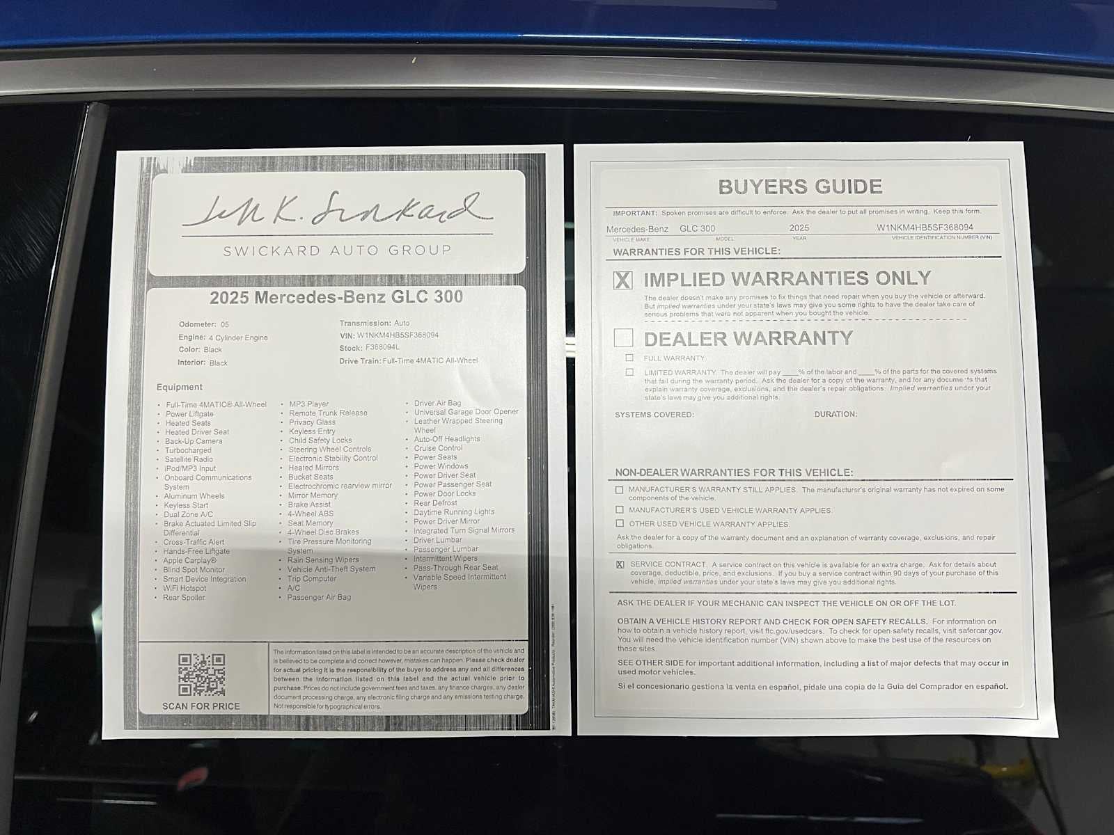 2025 Mercedes-Benz GLC 300 GLC 300