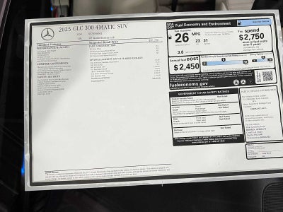 2025 Mercedes-Benz GLC 300 4MATIC® SUV