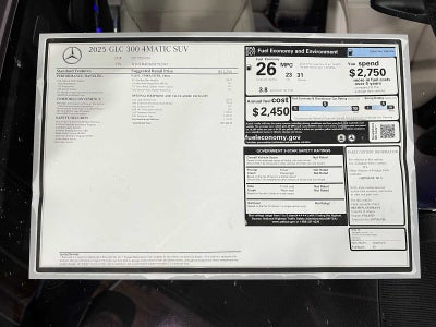 2025 Mercedes-Benz GLC 300 4MATIC® SUV