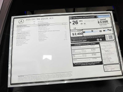 2026 Mercedes-Benz GLC 300 4MATIC® SUV